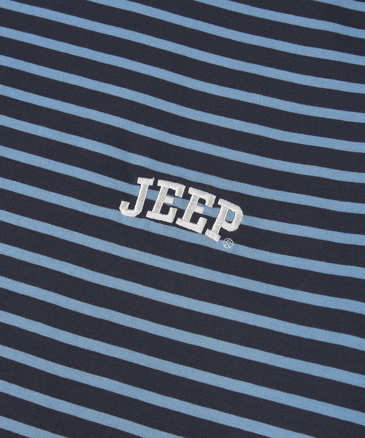 지프(JEEP) JEEP 스트라이프 반팔 티셔츠 (JR5TSU122SB)