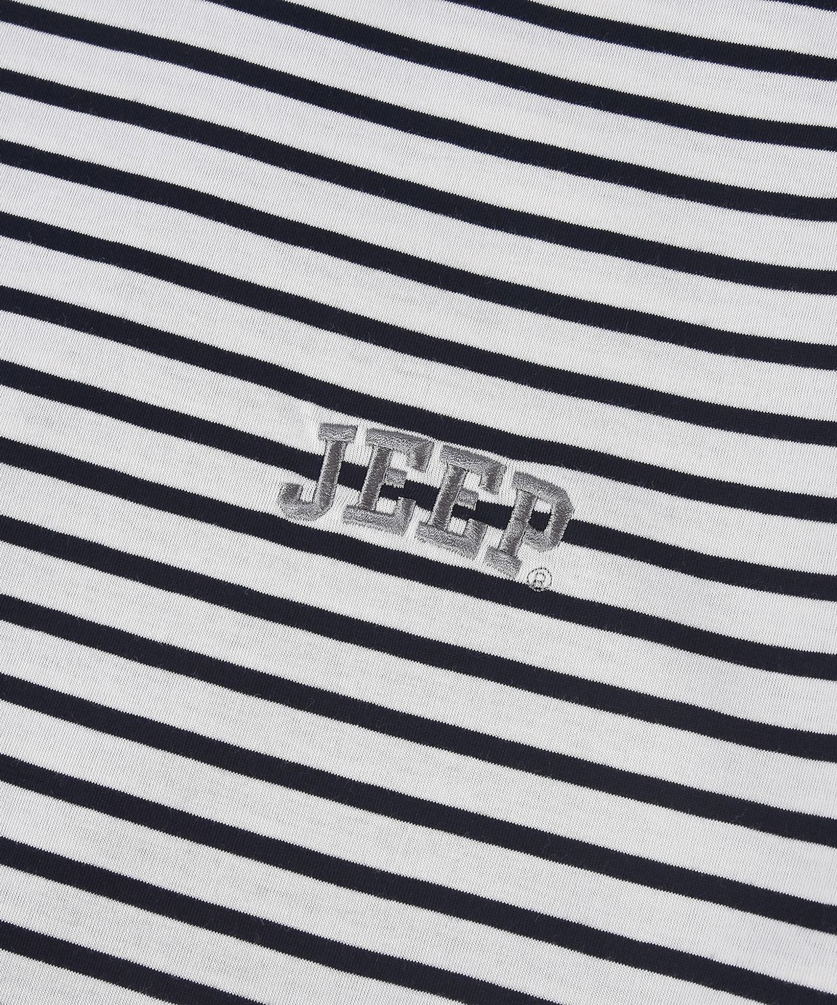 지프(JEEP) JEEP 스트라이프 반팔 티셔츠 (JR5TSU122NA)