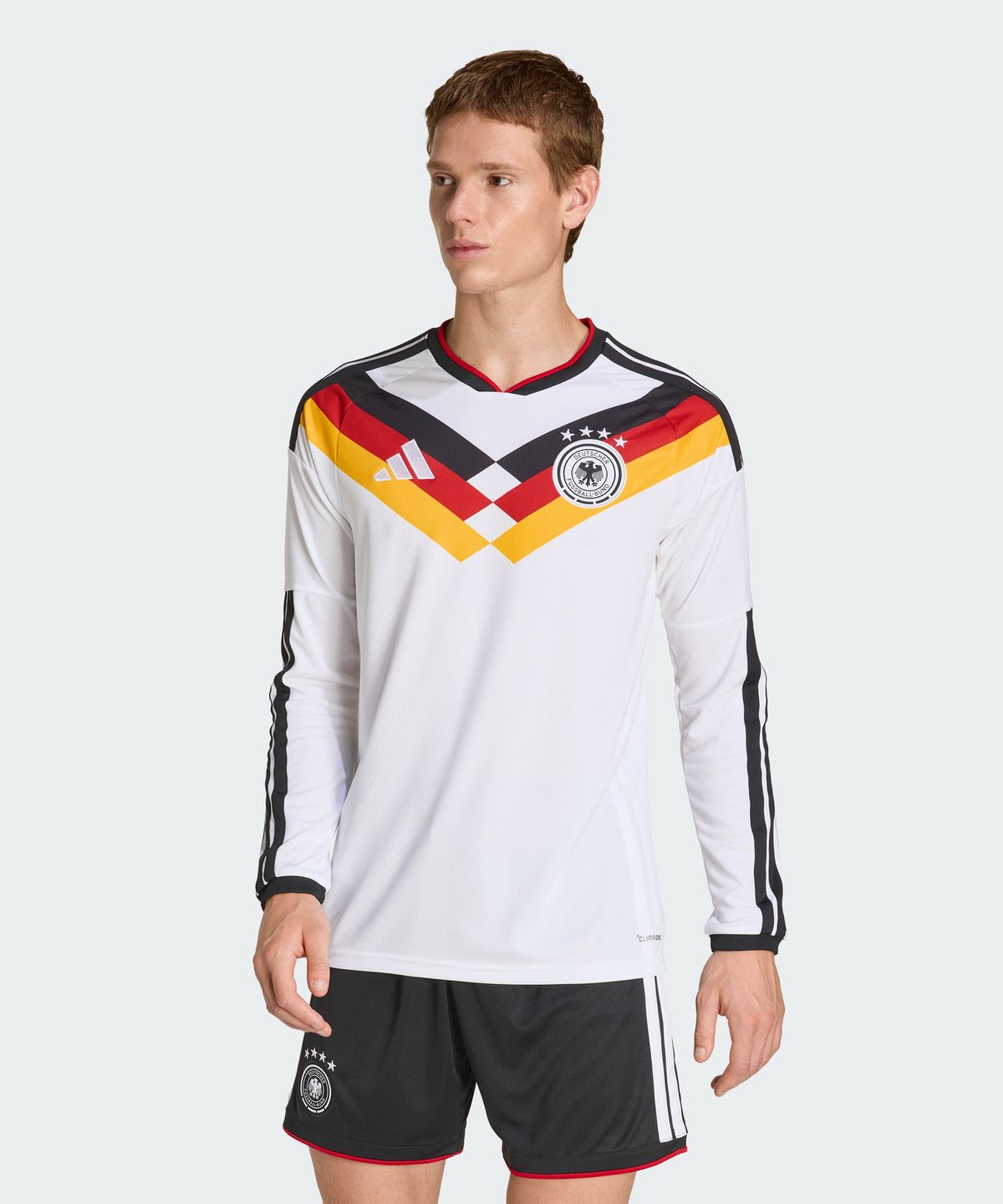 아디다스(ADIDAS) 독일 26 홈 롱 슬리브 저지 - 화이트 / JM1380