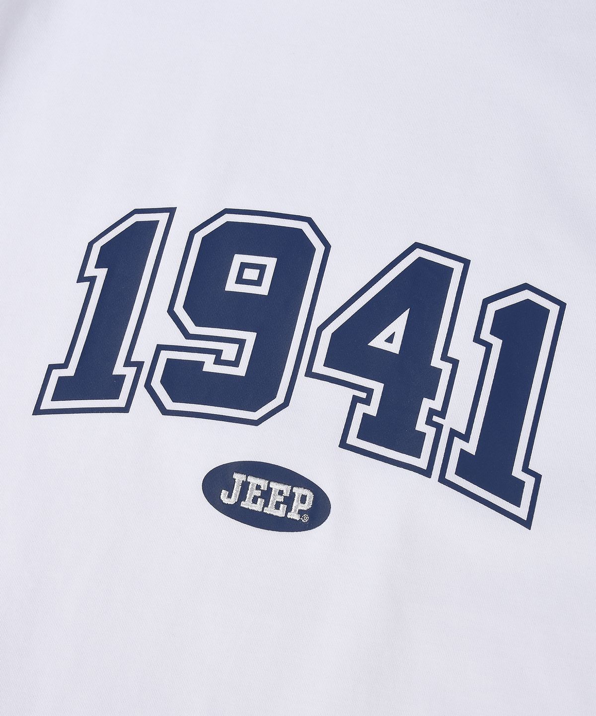 지프(JEEP) 1941 아치 빅로고 링거 반팔 티셔츠 (JR5TSU184WH)
