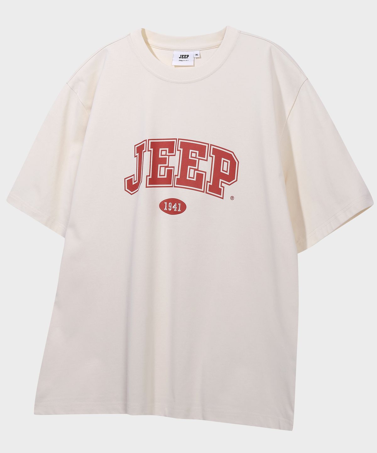 지프(JEEP) JEEP 아치 빅로고 반팔 티셔츠 (JR5TSU183IV)