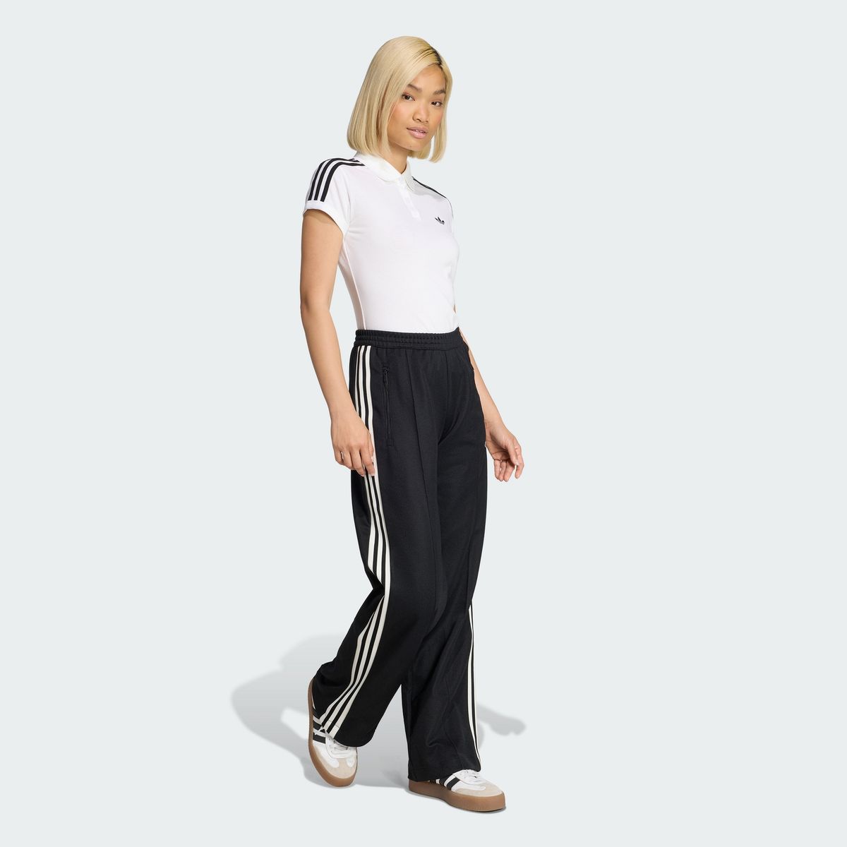아디다스(ADIDAS) 클래식 트랙 팬츠 - 블랙:화이트 / KD7965