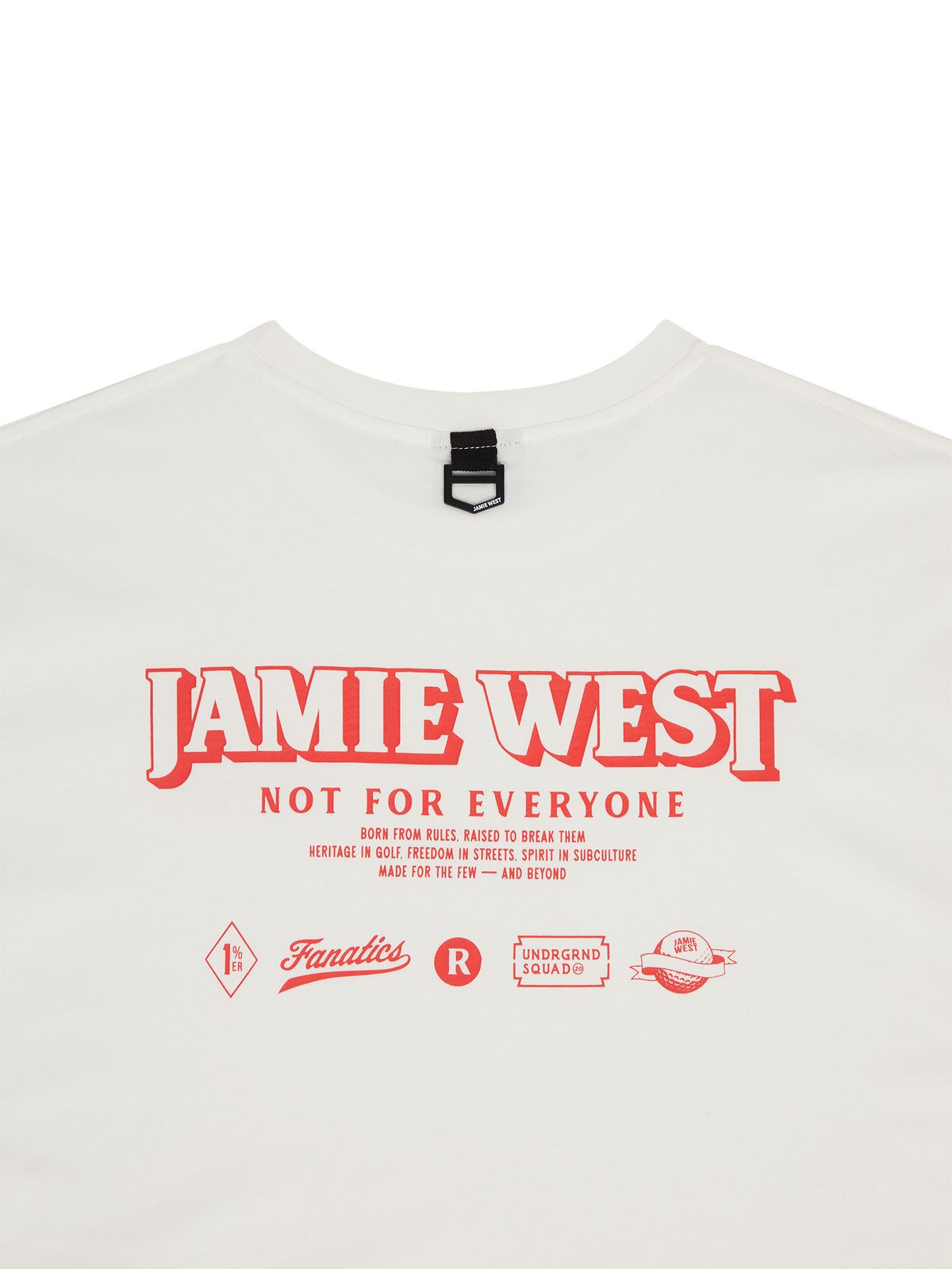 제이미웨스트(JAMIE WEST) JW 레터링 티셔츠 (화이트)