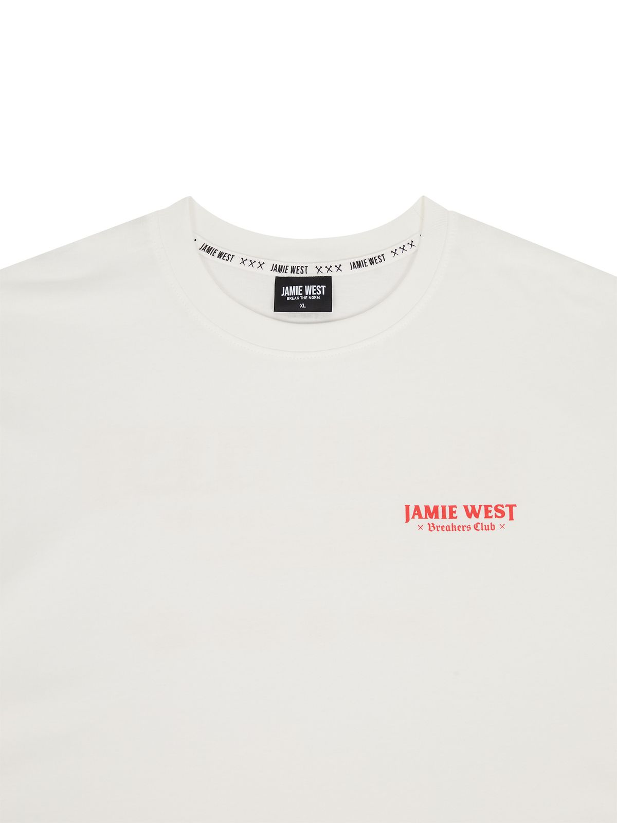 제이미웨스트(JAMIE WEST) JW 레터링 티셔츠 (화이트)