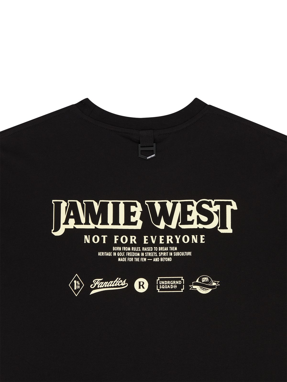 제이미웨스트(JAMIE WEST) JW 레터링 티셔츠 (블랙)