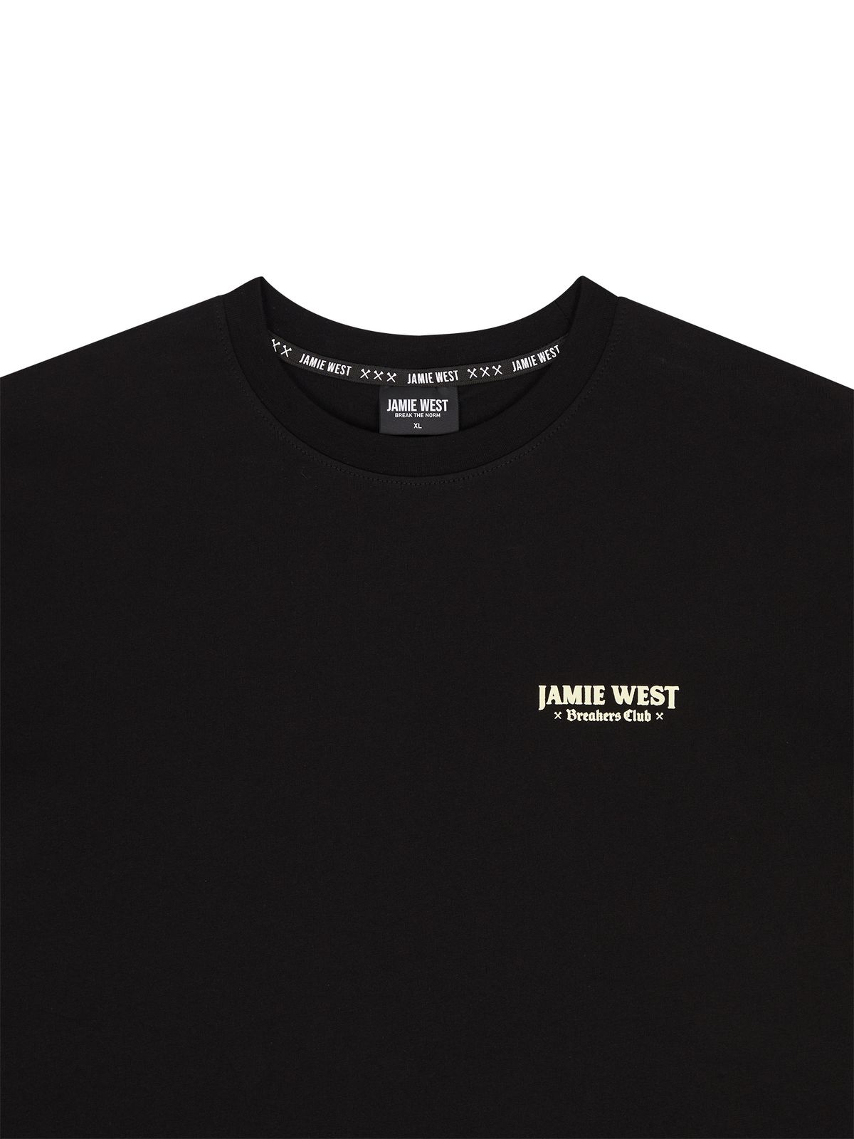 제이미웨스트(JAMIE WEST) JW 레터링 티셔츠 (블랙)