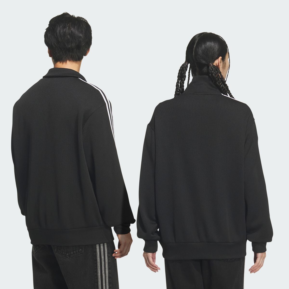 아디다스(ADIDAS) 파이어버드 니트 트랙탑 - 블랙 / KQ5496