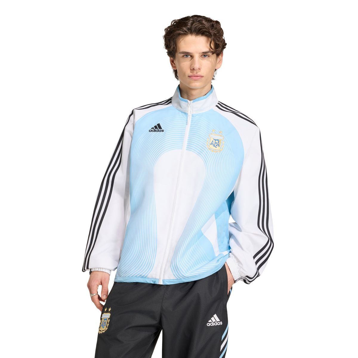 아디다스(ADIDAS) 아르헨티나 홈 트랙탑 2006 - 화이트 / JM1091