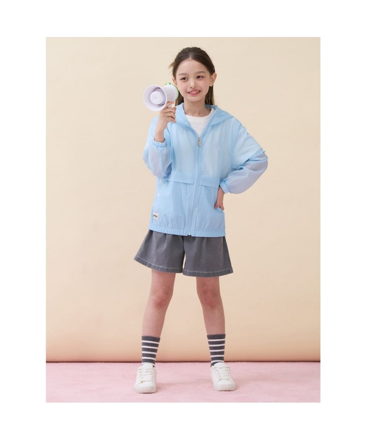 빈폴 키즈(BEANPOLE KIDS) 한줌 바람막이 점퍼  스카이 블루 (BI6339U01Q) (BI6339U01Q)