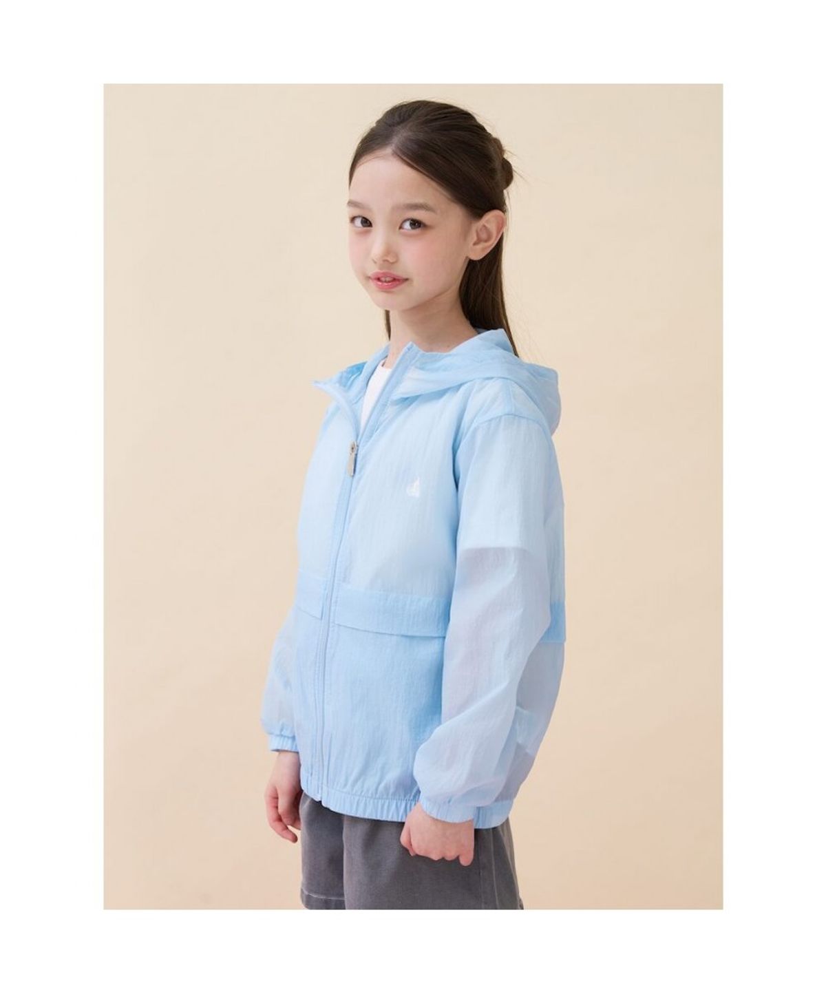 빈폴 키즈(BEANPOLE KIDS) 한줌 바람막이 점퍼  스카이 블루 (BI6339U01Q) (BI6339U01Q)