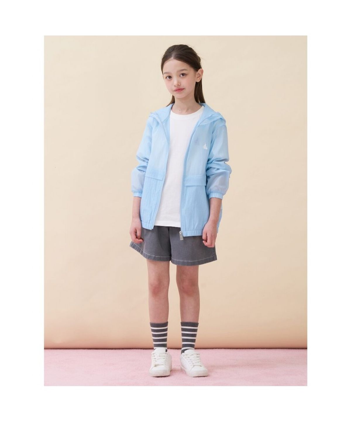 빈폴 키즈(BEANPOLE KIDS) 한줌 바람막이 점퍼  스카이 블루 (BI6339U01Q) (BI6339U01Q)