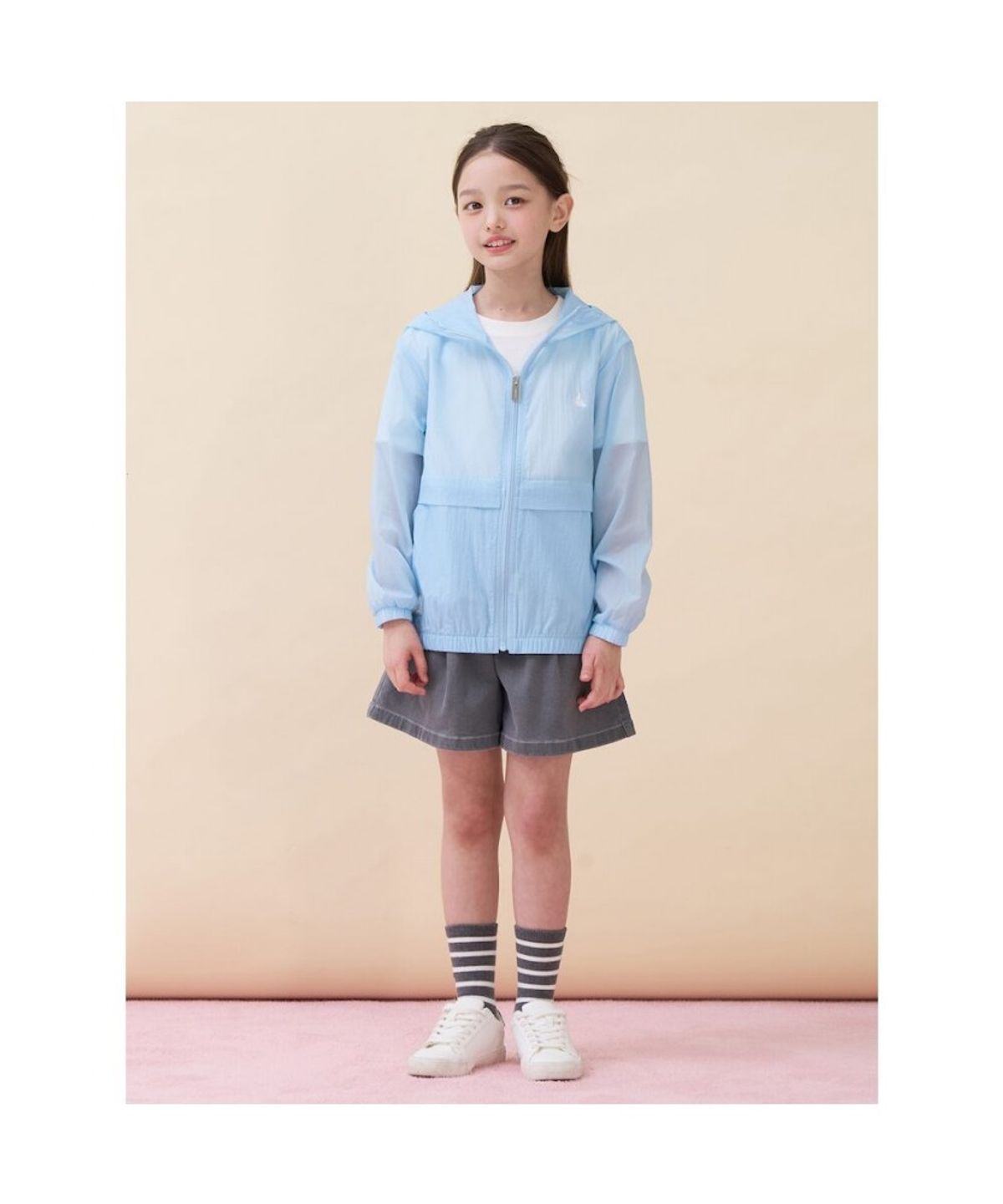 빈폴 키즈(BEANPOLE KIDS) 한줌 바람막이 점퍼  스카이 블루 (BI6339U01Q) (BI6339U01Q)