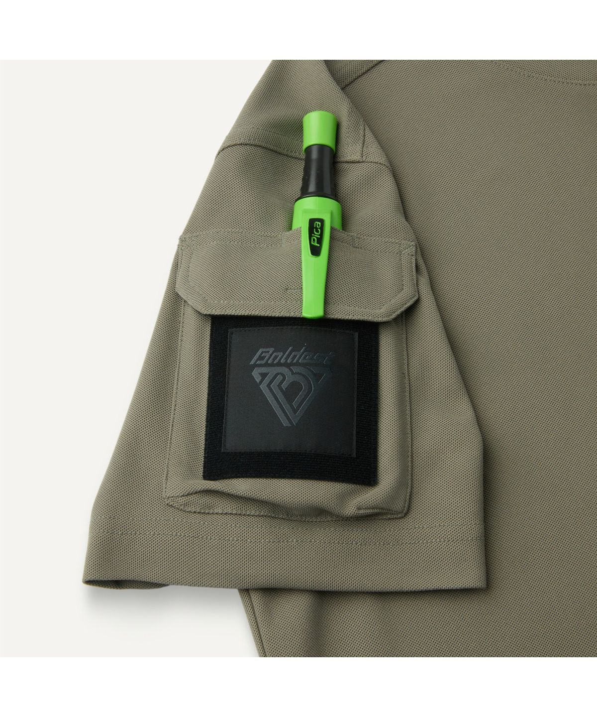 볼디스트(BOLDEST) 워크 소매 포켓 반팔 티셔츠 V5 2ATAM26004GYM