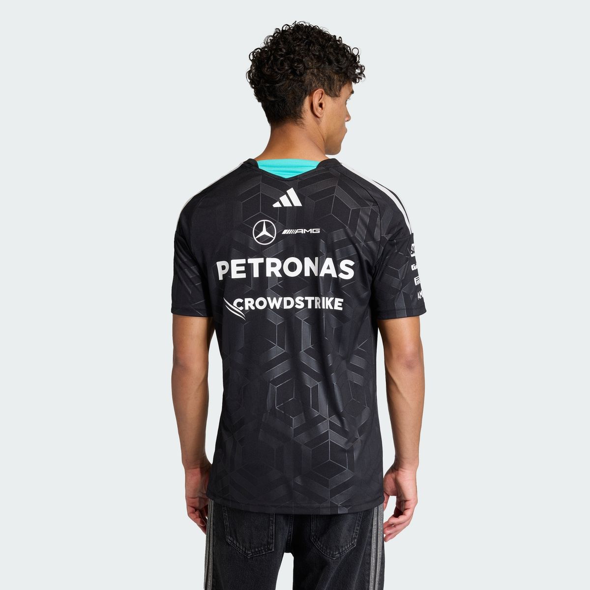 아디다스(ADIDAS) 메르세데스 AMG F1 팀 드라이버 저지 M - 블랙 / KF0161