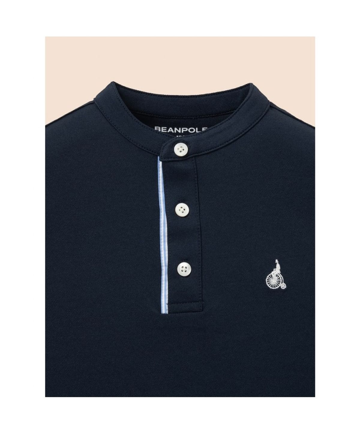 빈폴 키즈(BEANPOLE KIDS) 헨리넥 피케 반소매 티셔츠  네이비 (BI6342U03R)