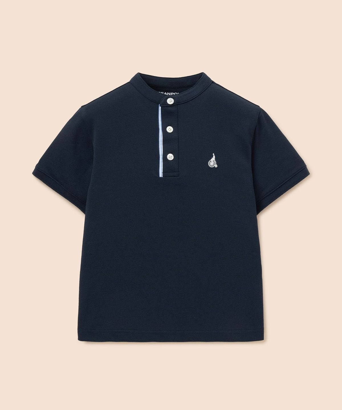 빈폴 키즈(BEANPOLE KIDS) 헨리넥 피케 반소매 티셔츠  네이비 (BI6342U03R)