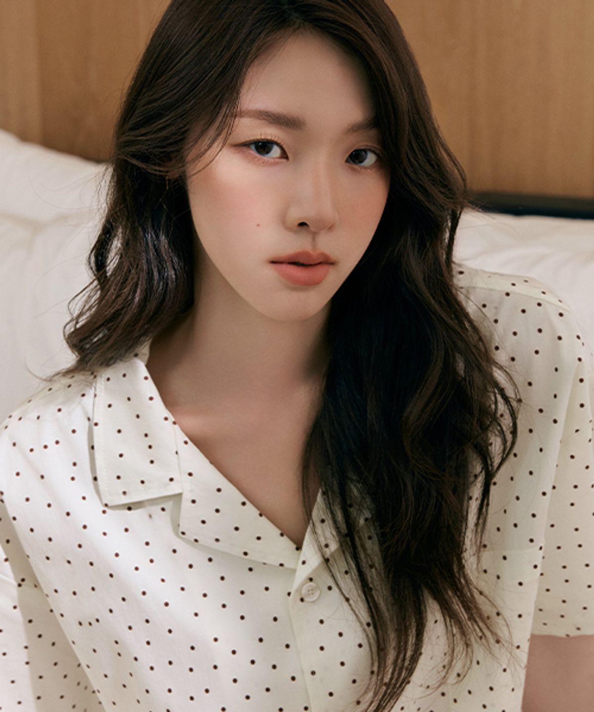 세이드(CEID) [uni] 쁘띠 쁘와 클라우드핏 도트 셔츠 파자마 셋업