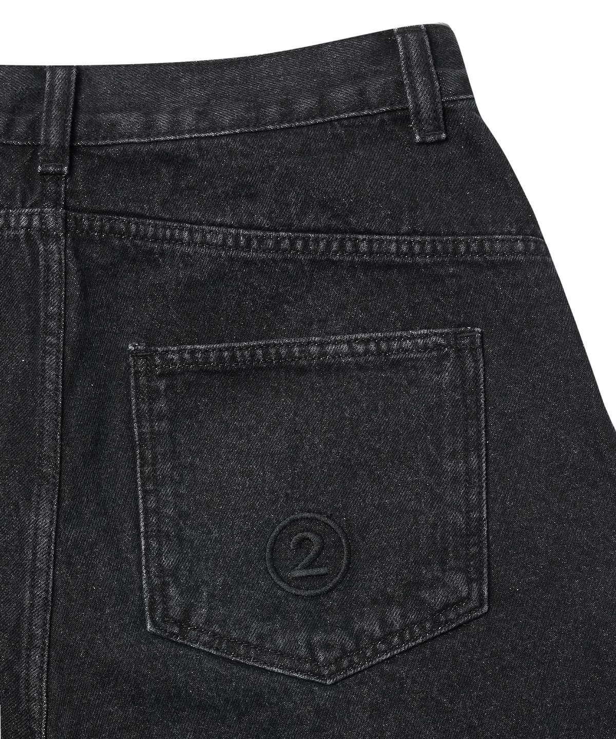 애쓰(AETH) [데일리룸 x AETH] Loose Curved Jean_Washed Black