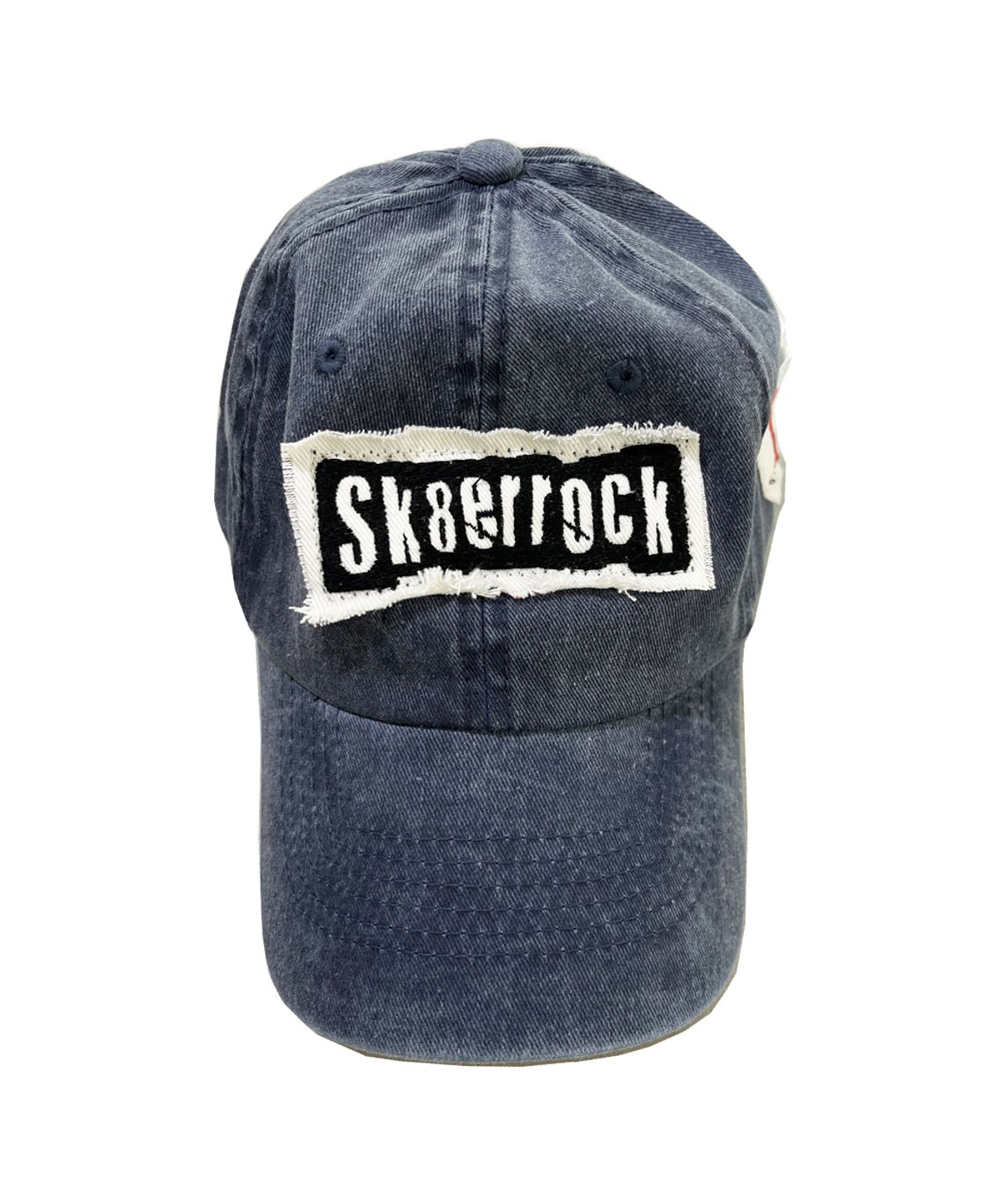 스케이터락(SK8ER ROCK) Patchwork PigmentWashing Ball Cap ((navy))
