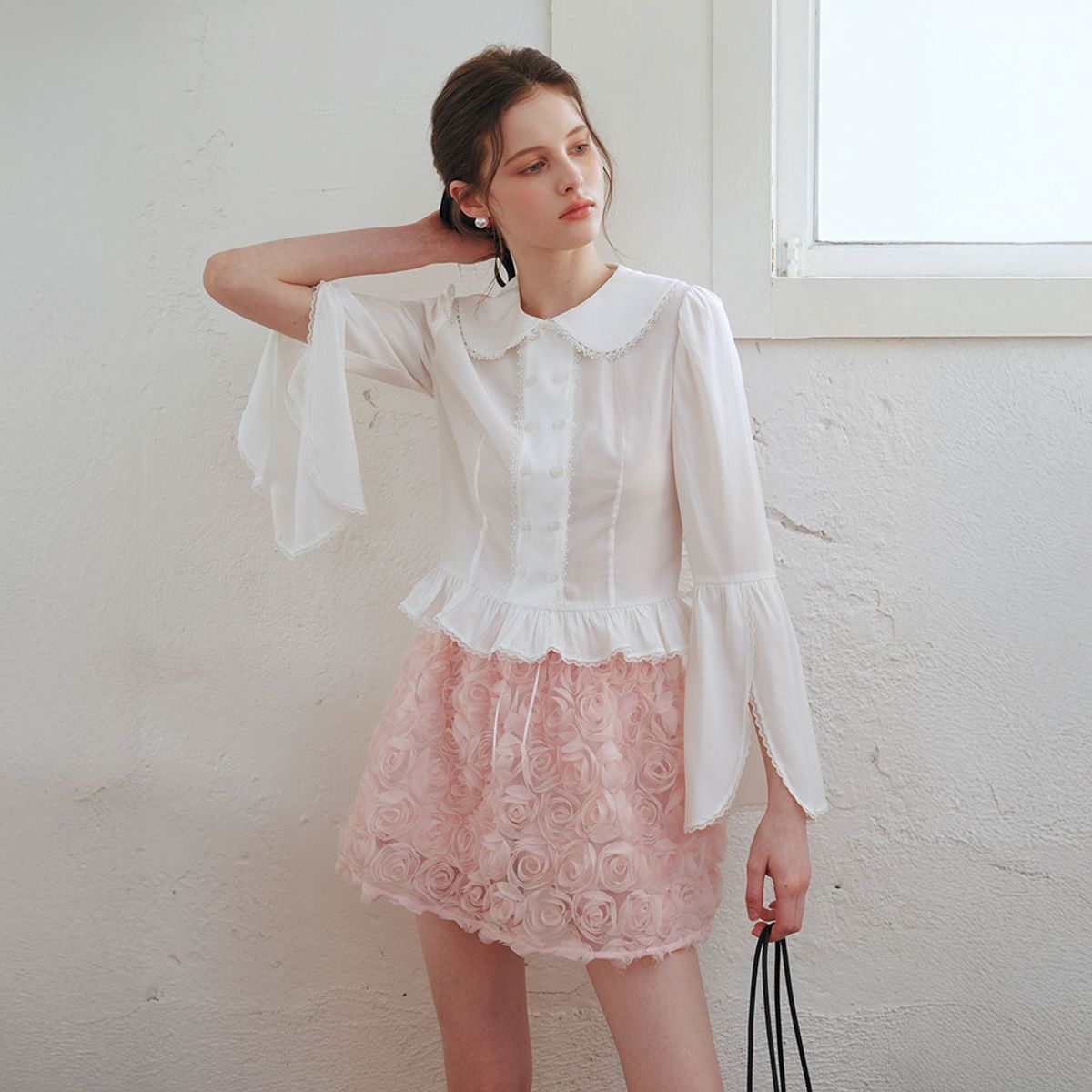 쎄무아듀(CEST MOIDEW) Cest_Rose garden banding skirt