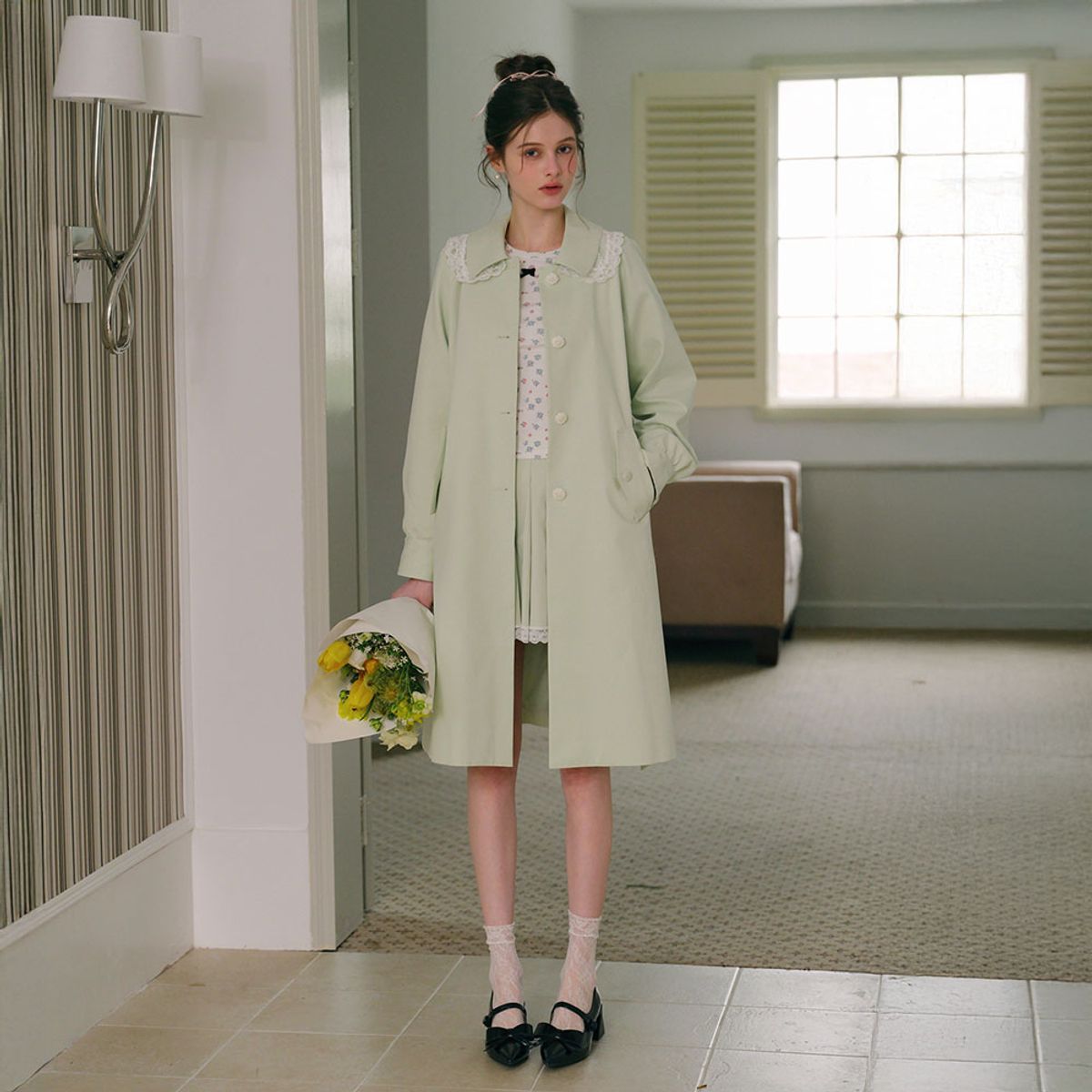 쎄무아듀(CEST MOIDEW) Cest_Pastoral belted trench coat