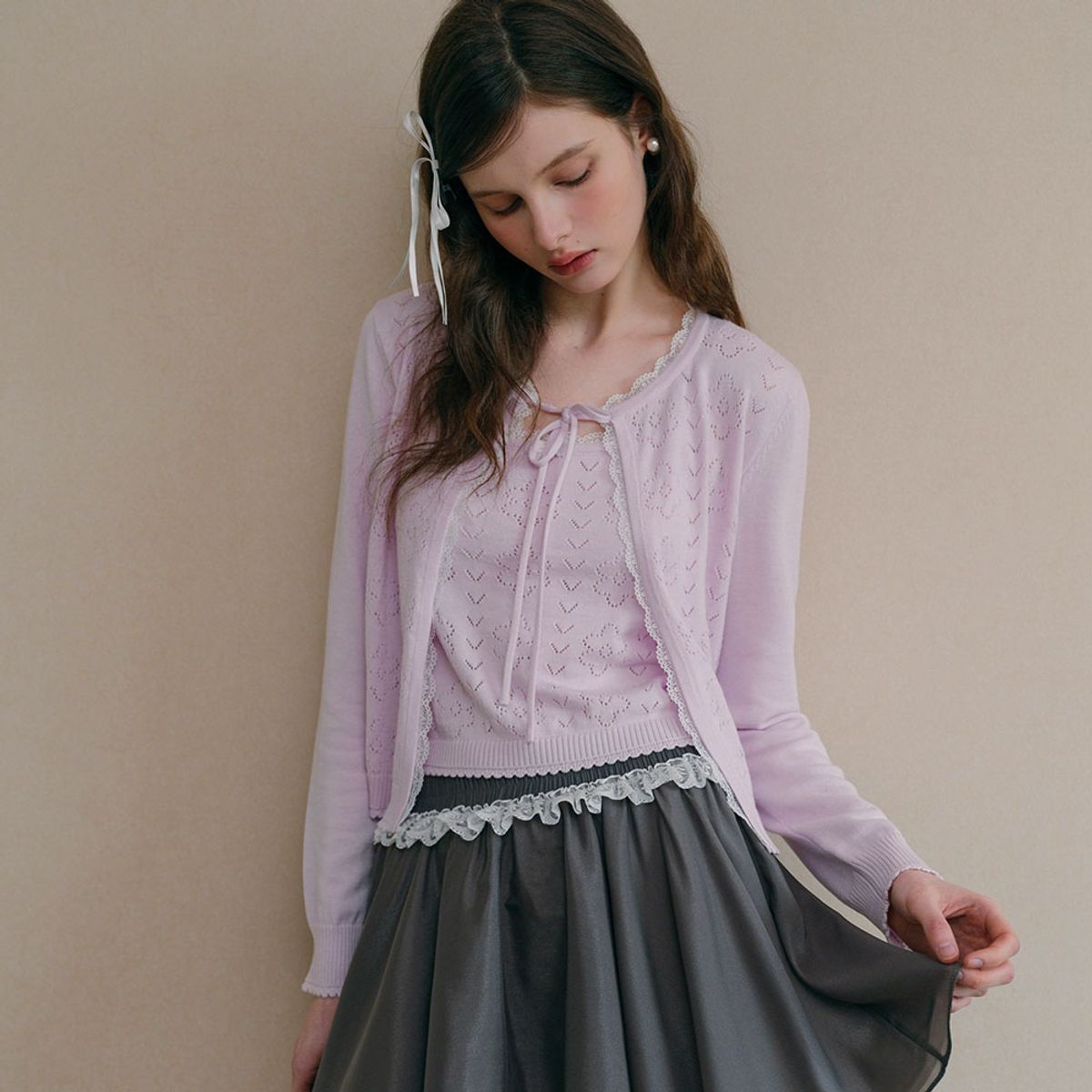 쎄무아듀(CEST MOIDEW) Cest_Flower crochet camisole