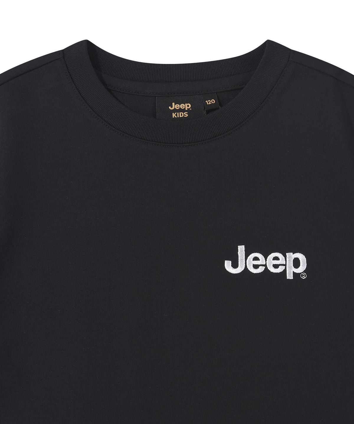 지프키즈(JEEPKIDS) M-Logo 크랙 반팔 티셔츠 (KR5TSU177BK)