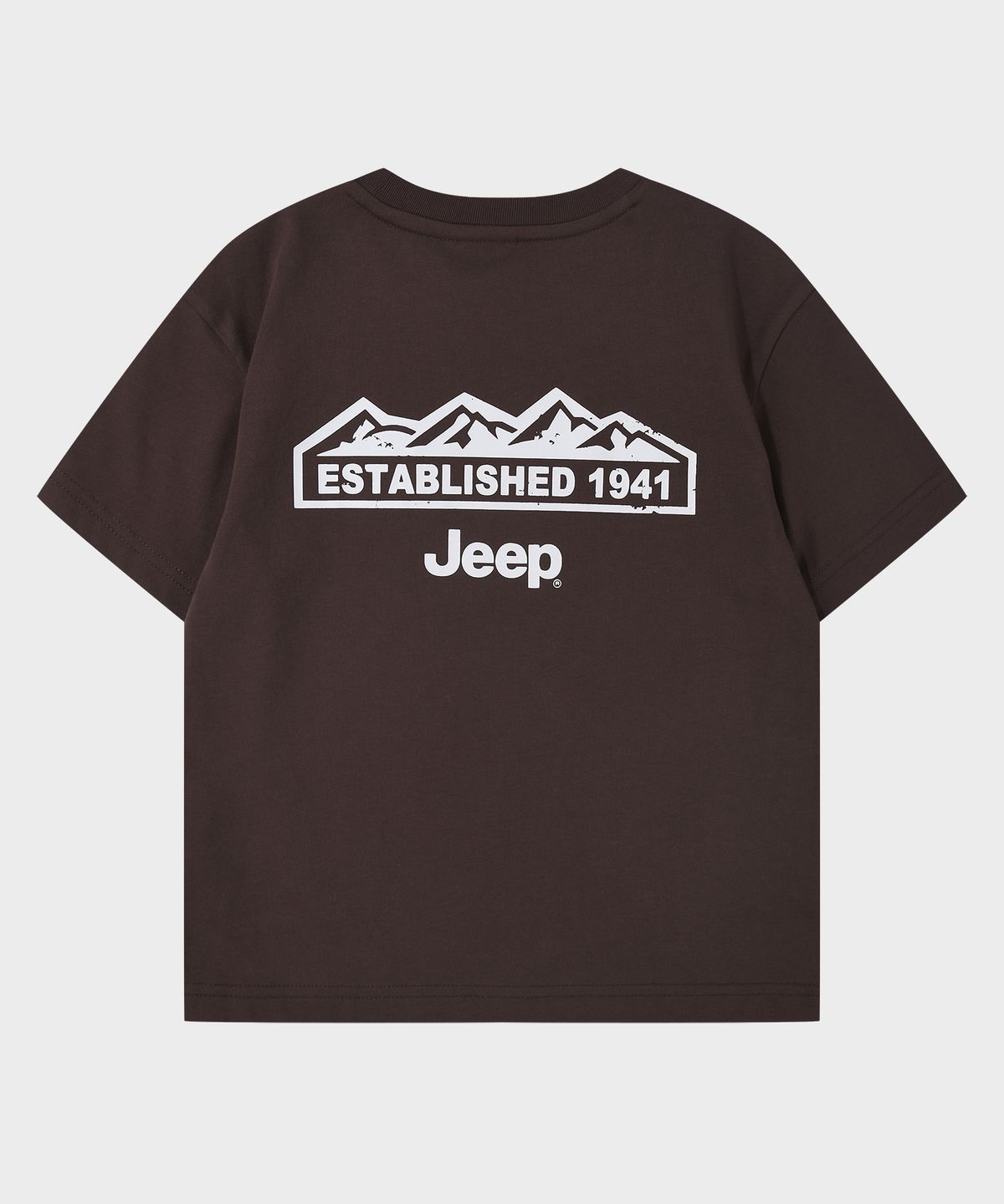 지프키즈(JEEPKIDS) M-Logo 크랙 반팔 티셔츠 (KR5TSU177BR)