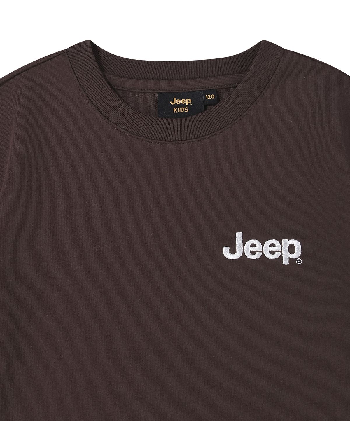 지프키즈(JEEPKIDS) M-Logo 크랙 반팔 티셔츠 (KR5TSU177BR)