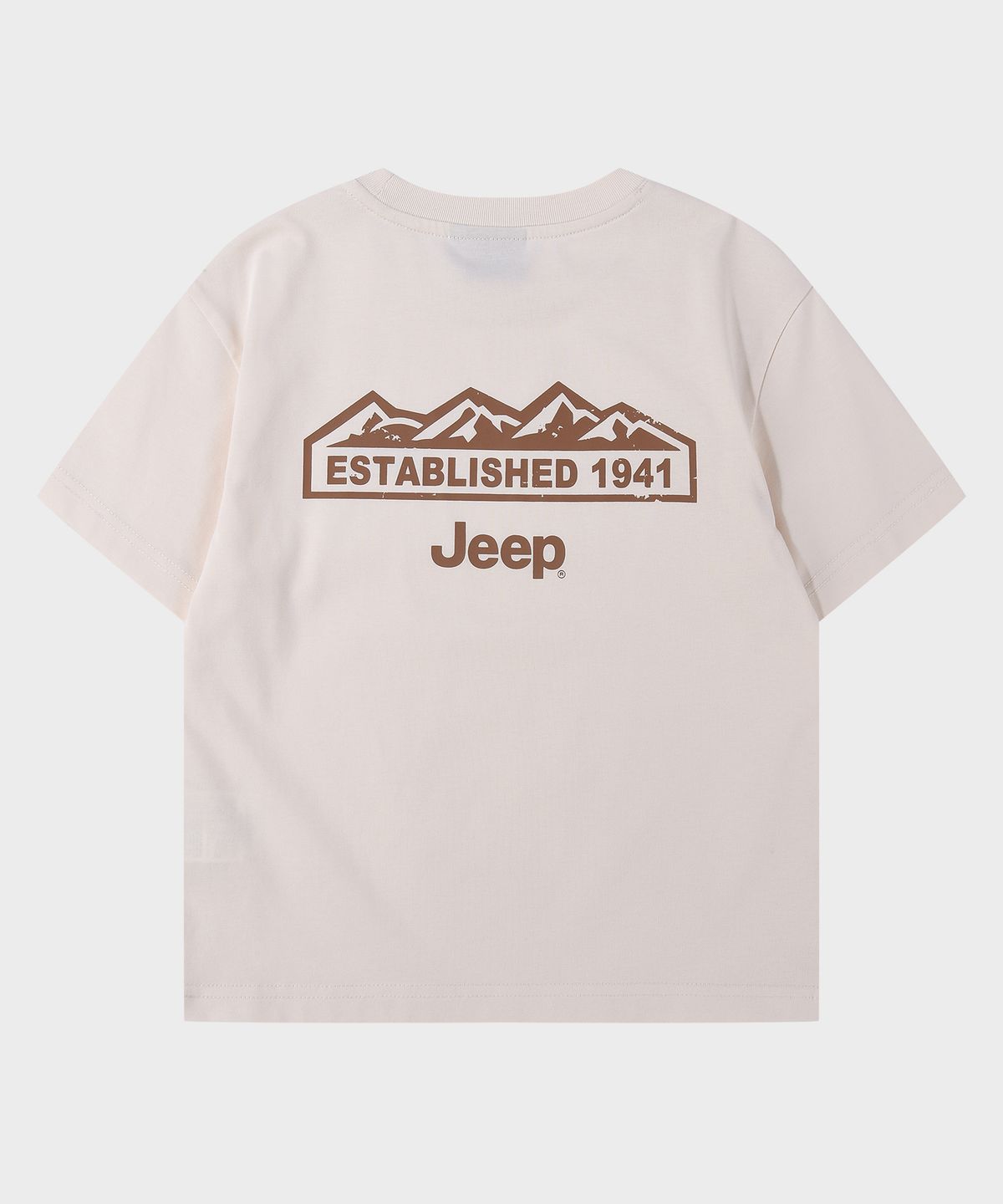 지프키즈(JEEPKIDS) M-Logo 크랙 반팔 티셔츠 (KR5TSU177IV)