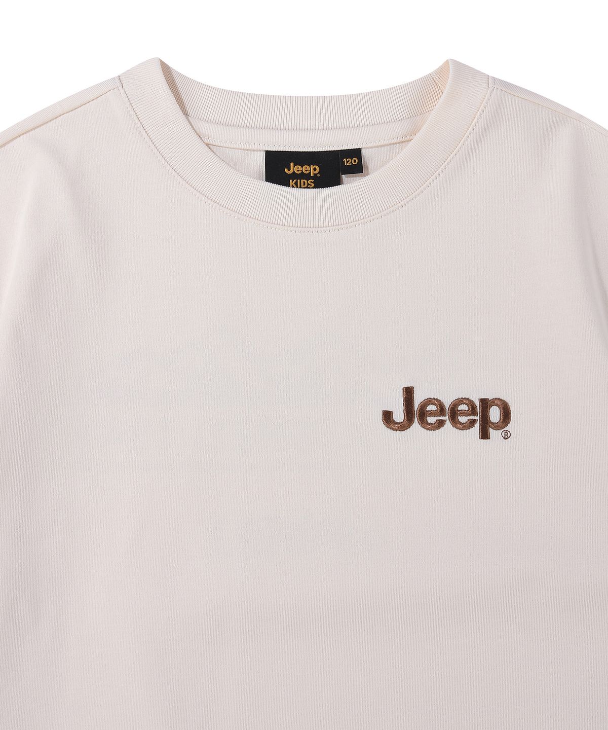 지프키즈(JEEPKIDS) M-Logo 크랙 반팔 티셔츠 (KR5TSU177IV)