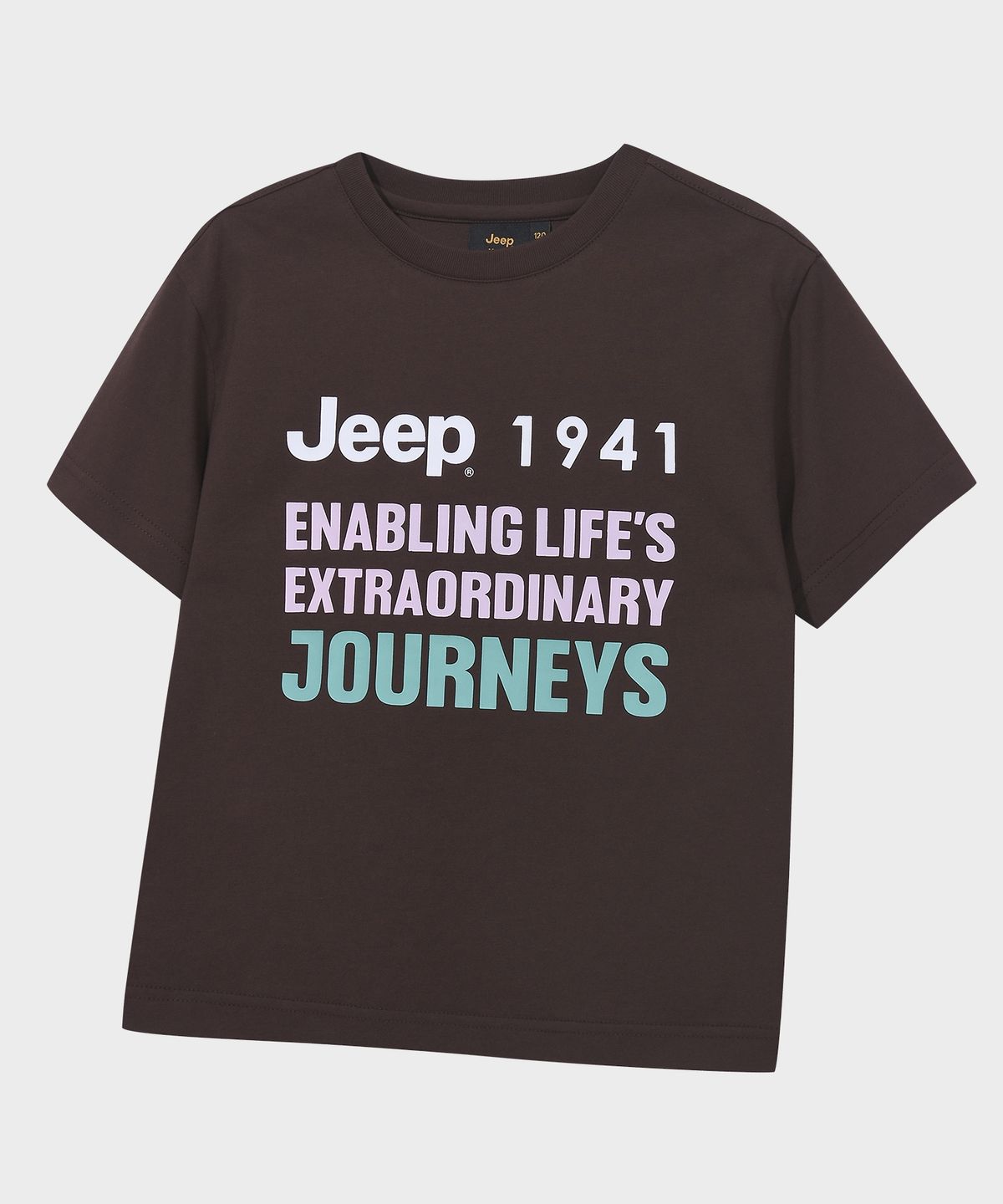 지프키즈(JEEPKIDS) Jeep 레터링 반팔 티셔츠 (KR5TSU144BR)