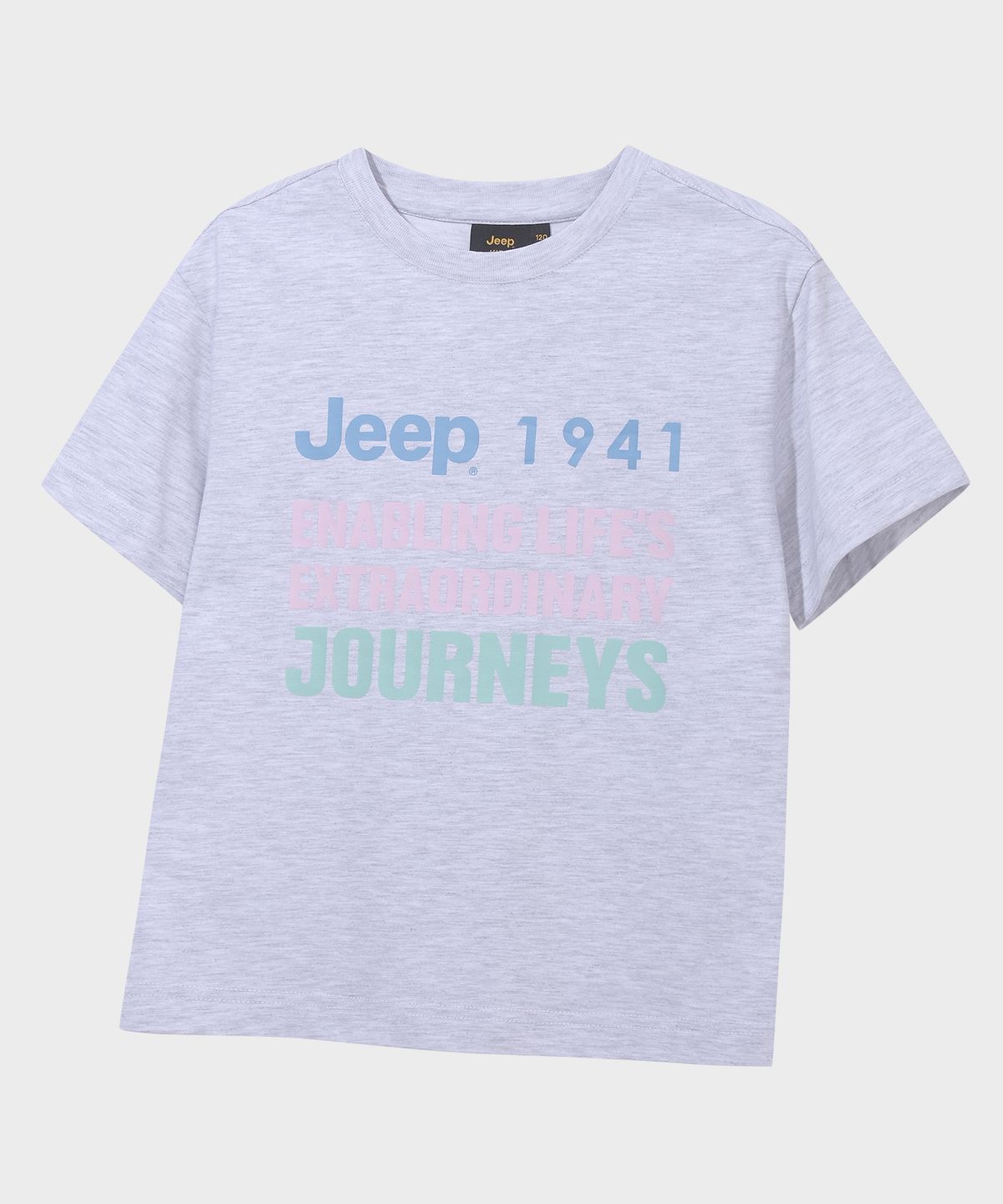 지프키즈(JEEPKIDS) Jeep 레터링 반팔 티셔츠 (KR5TSU144MW)