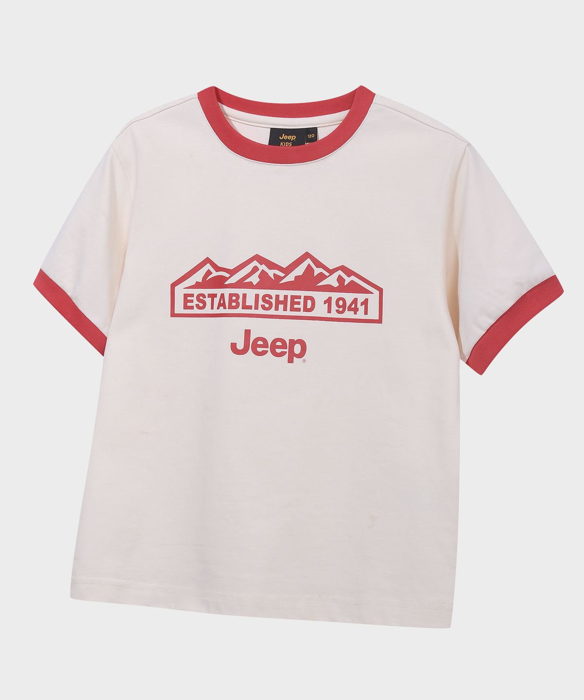 지프키즈(JEEPKIDS) M-Logo 그래픽 링거티 (KR5TSU186IV)
