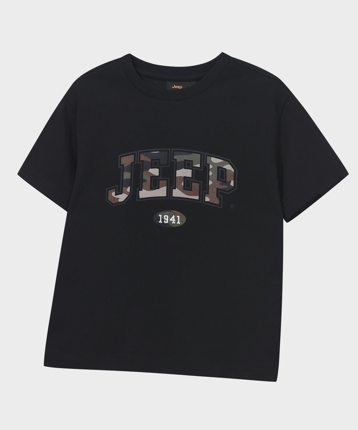 지프키즈(JEEPKIDS) JEEP 아치 빅로고 반팔 티셔츠 (KR5TSU183BK)