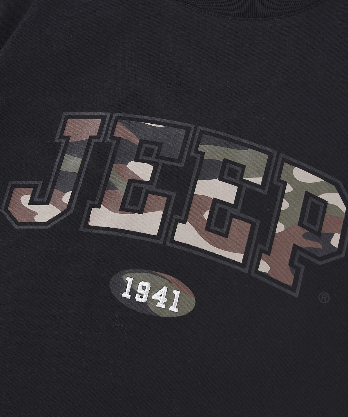 지프키즈(JEEPKIDS) JEEP 아치 빅로고 반팔 티셔츠 (KR5TSU183BK)