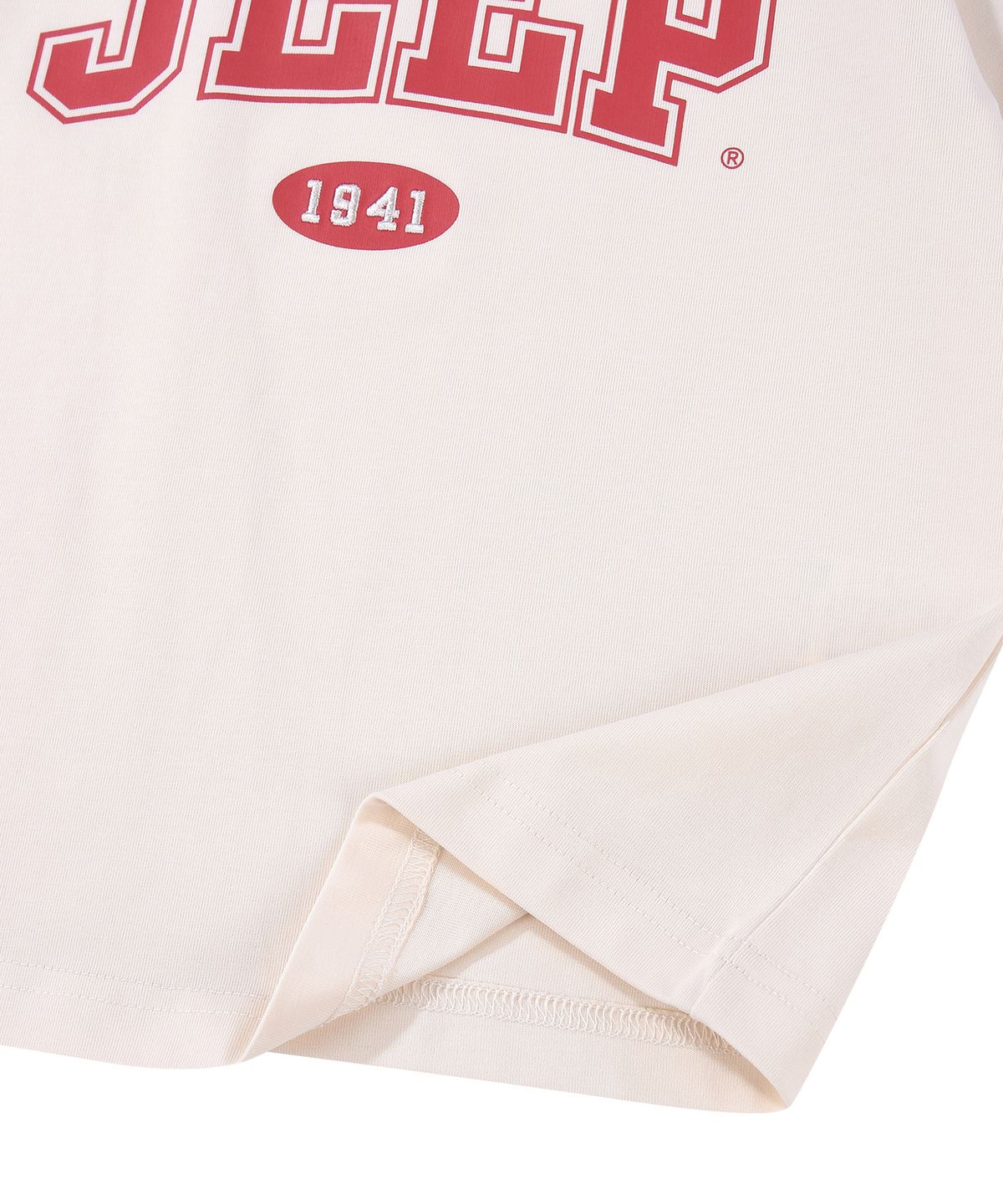 지프키즈(JEEPKIDS) JEEP 아치 빅로고 반팔 티셔츠 (KR5TSU183IV)