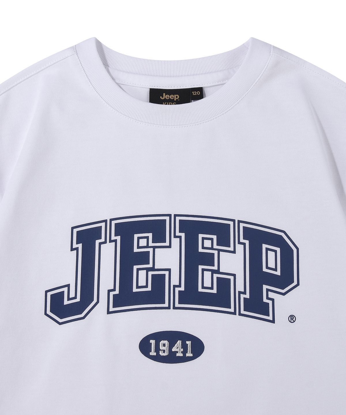지프키즈(JEEPKIDS) JEEP 아치 빅로고 반팔 티셔츠 (KR5TSU183WH)