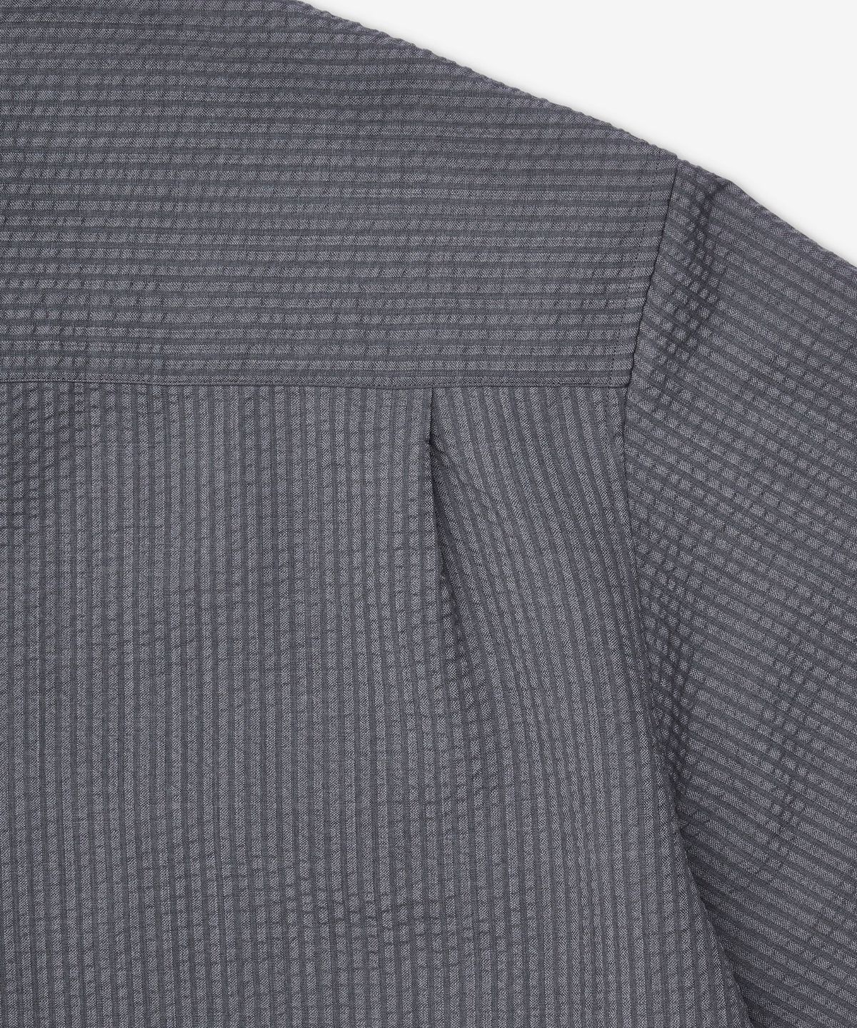 톰 브라운(THOM BROWNE) 플랩 포켓 인 울 시어서커 셔츠 - 라이트 그레이 / MWS329A06455055