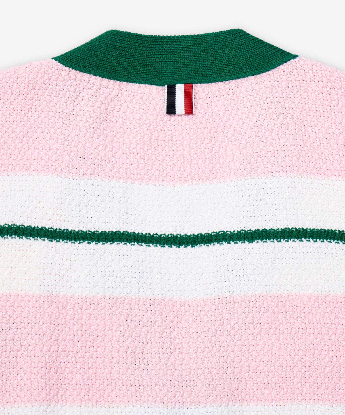 톰 브라운(THOM BROWNE) 시드 스티치 4-바 가디건 - 라이트 핑크 / MKC641AY3016642