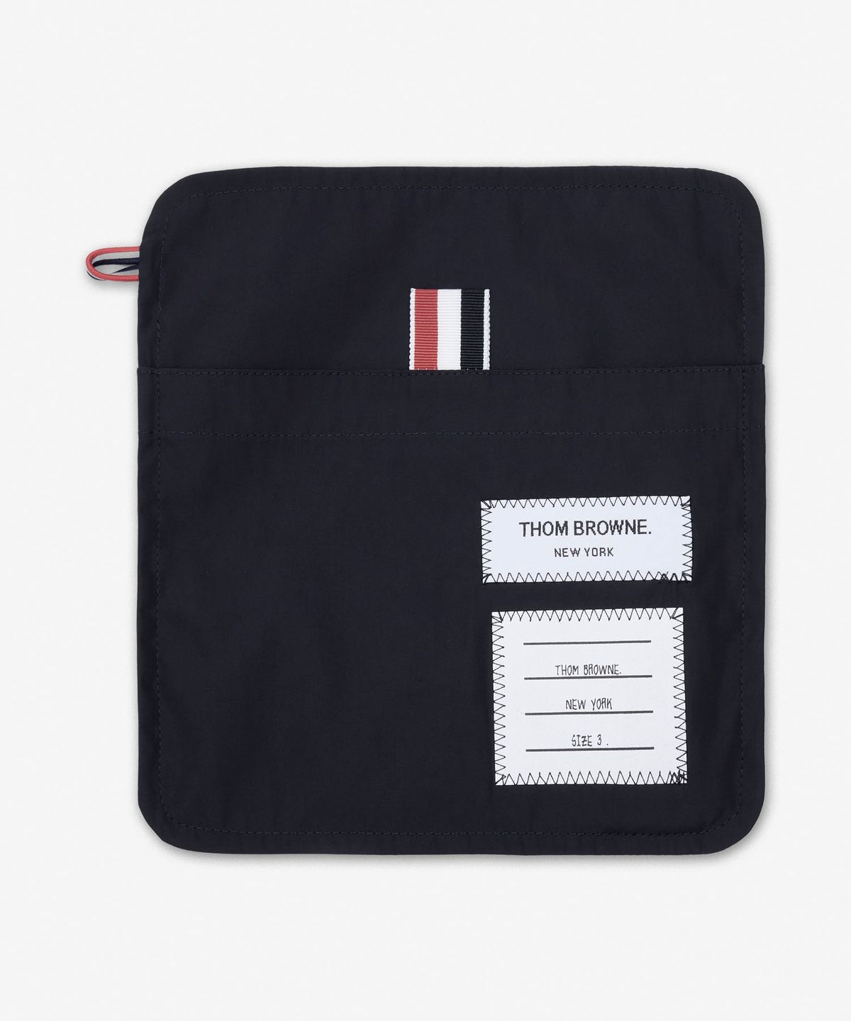 톰 브라운(THOM BROWNE) 라이트 메모리 테크 패커블 스포츠 코트 재킷 - 네이비 / MJU581PF0967415