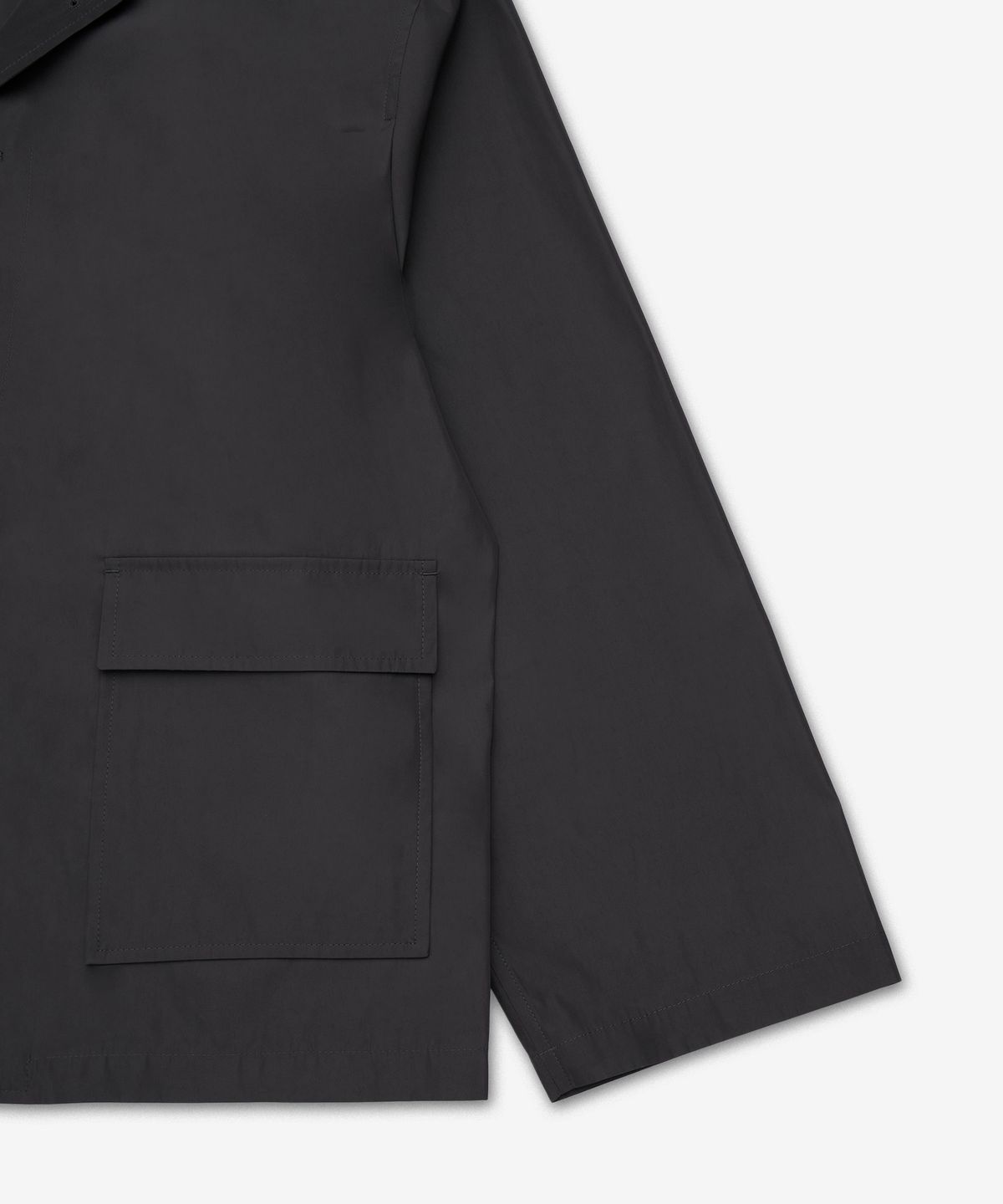 톰 브라운(THOM BROWNE) 라이트 메모리 테크 패커블 스포츠 코트 재킷 - 다크 그레이 / MJU581PF0967025