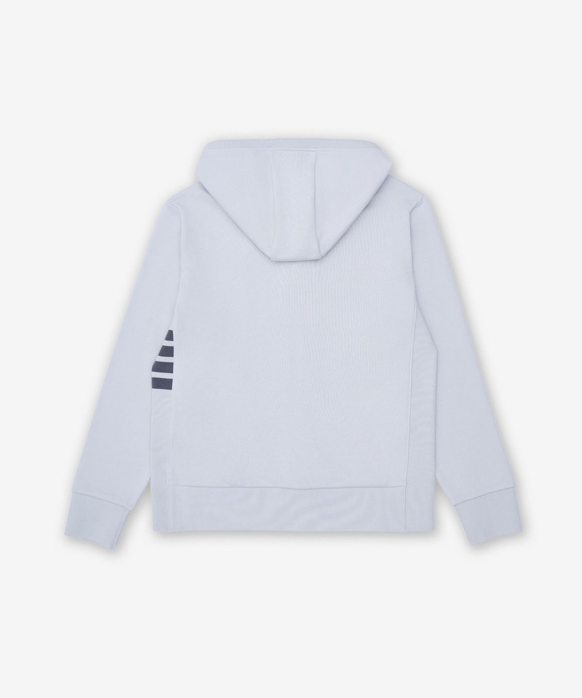 톰 브라운(THOM BROWNE) 루프백 저지 4-바 집업 후드 - 페일 그레이 / MJT517A03037050