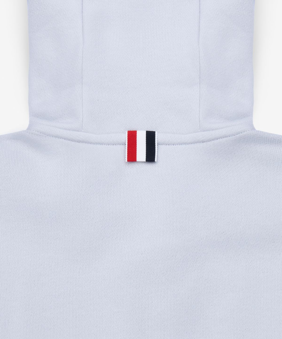 톰 브라운(THOM BROWNE) 루프백 저지 4-바 집업 후드 - 페일 그레이 / MJT517A03037050