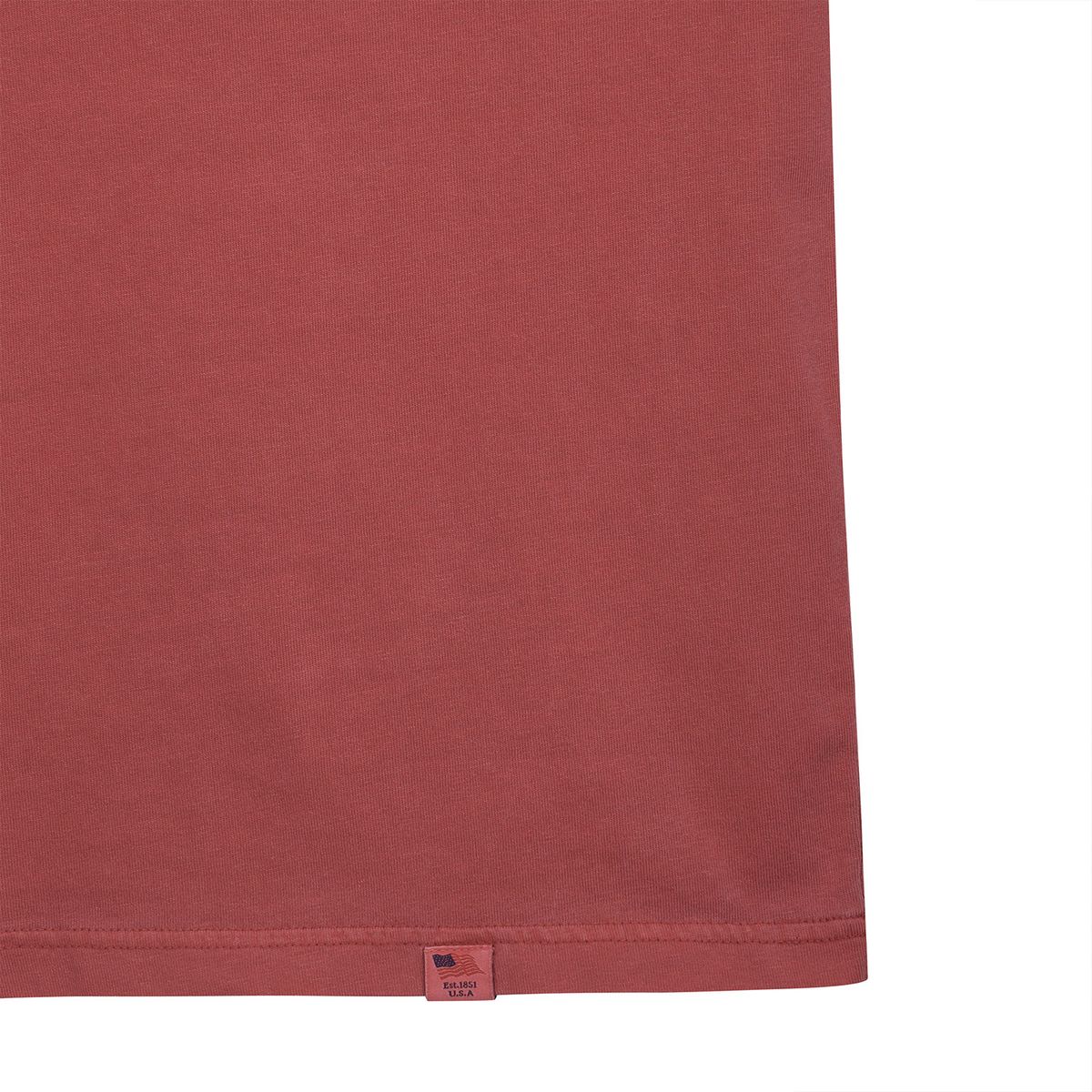 프룻오브더룸(FRUIT OF THE LOOM) 피그먼트 USA 그래픽 티셔츠(RED)