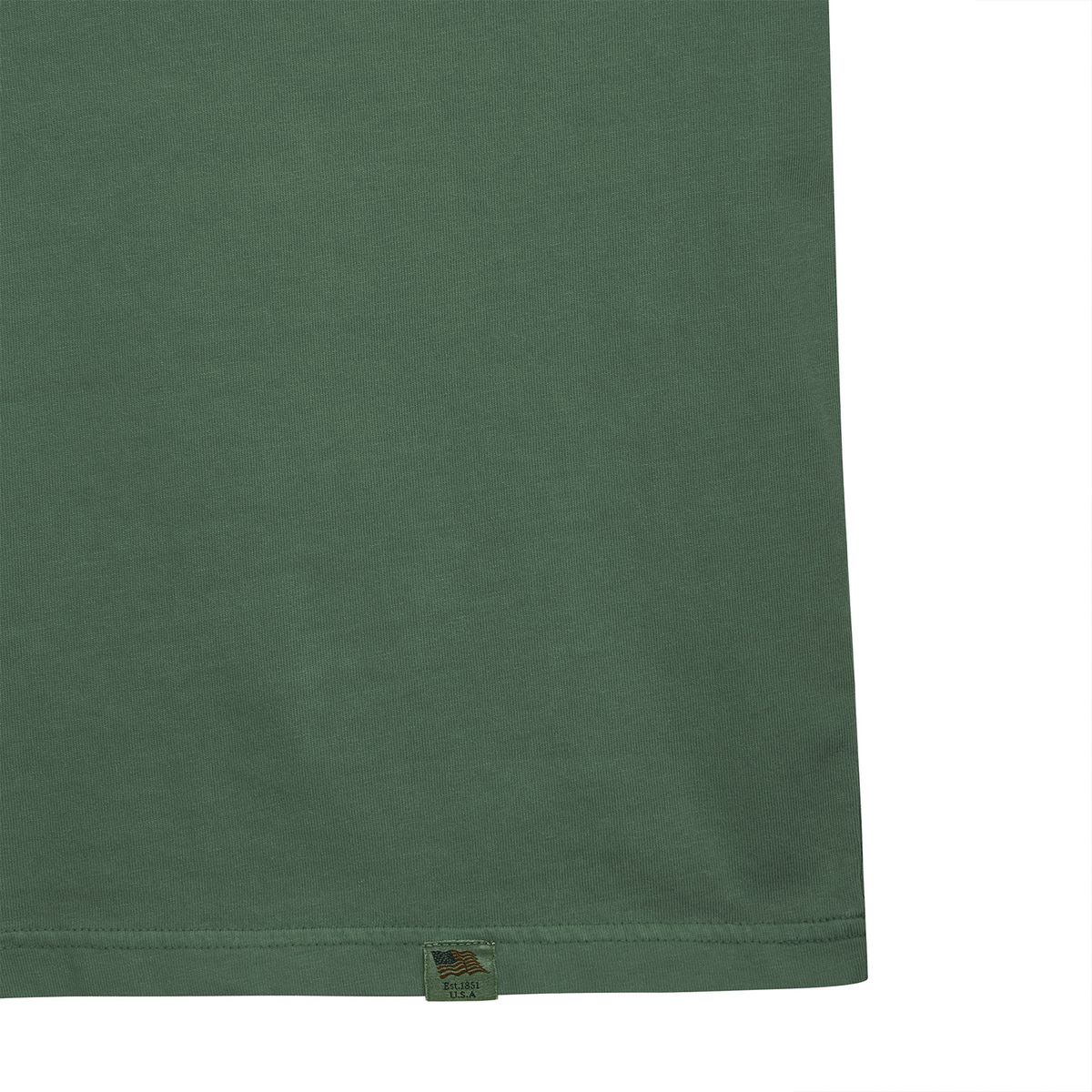 프룻오브더룸(FRUIT OF THE LOOM) 피그먼트 USA 그래픽 티셔츠(GREEN)
