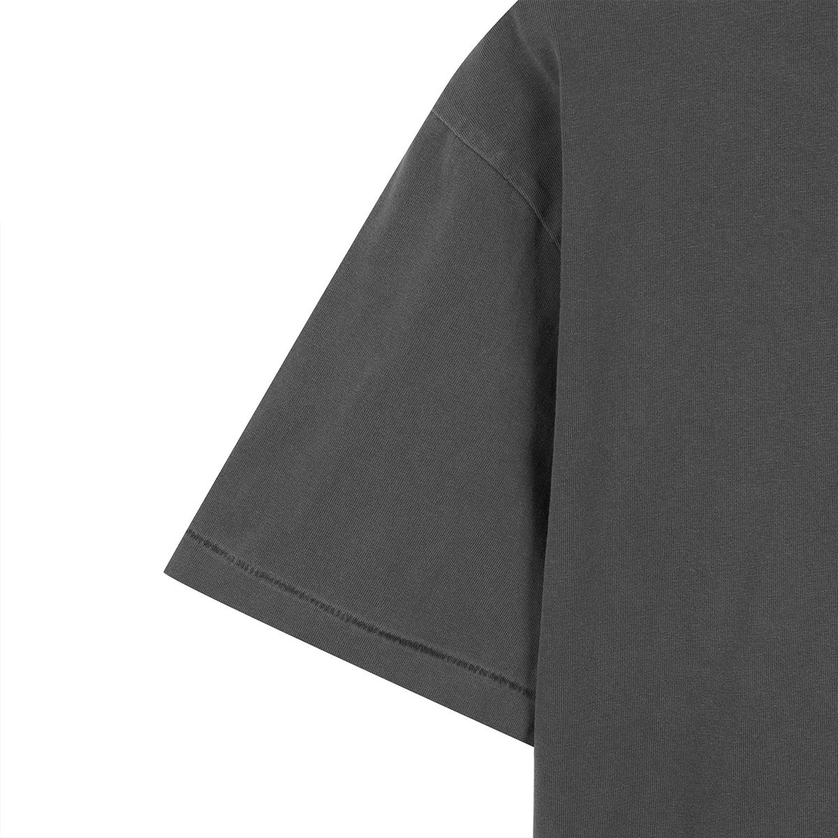프룻오브더룸(FRUIT OF THE LOOM) 피그먼트 로고 그래픽 반팔티(CHARCOAL GREY)