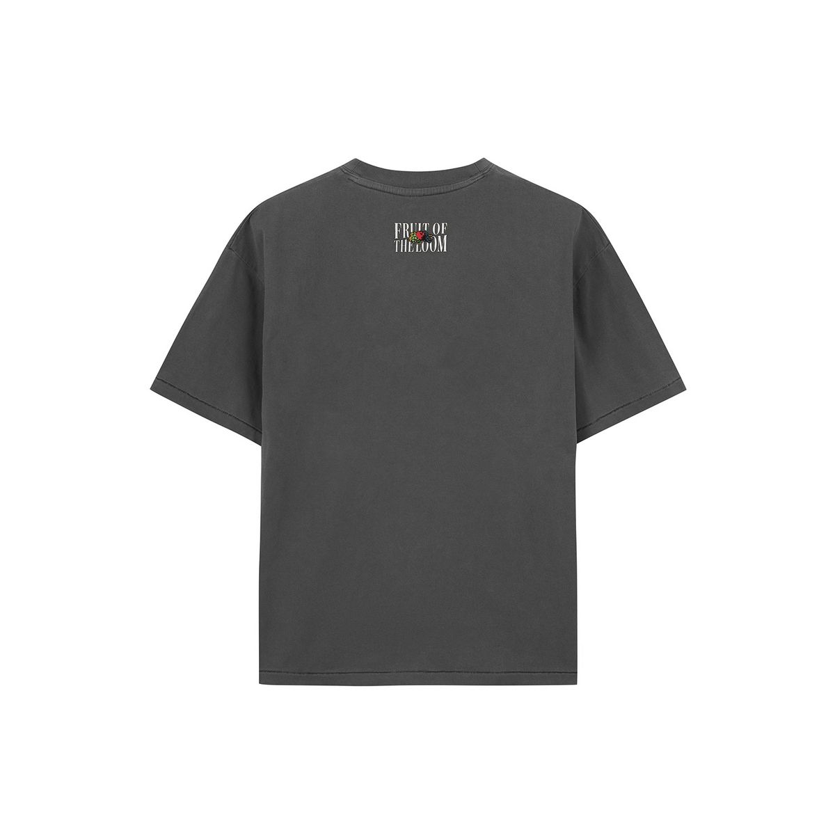 프룻오브더룸(FRUIT OF THE LOOM) 피그먼트 오리지널 그래픽 반팔티(CHARCOAL GREY)