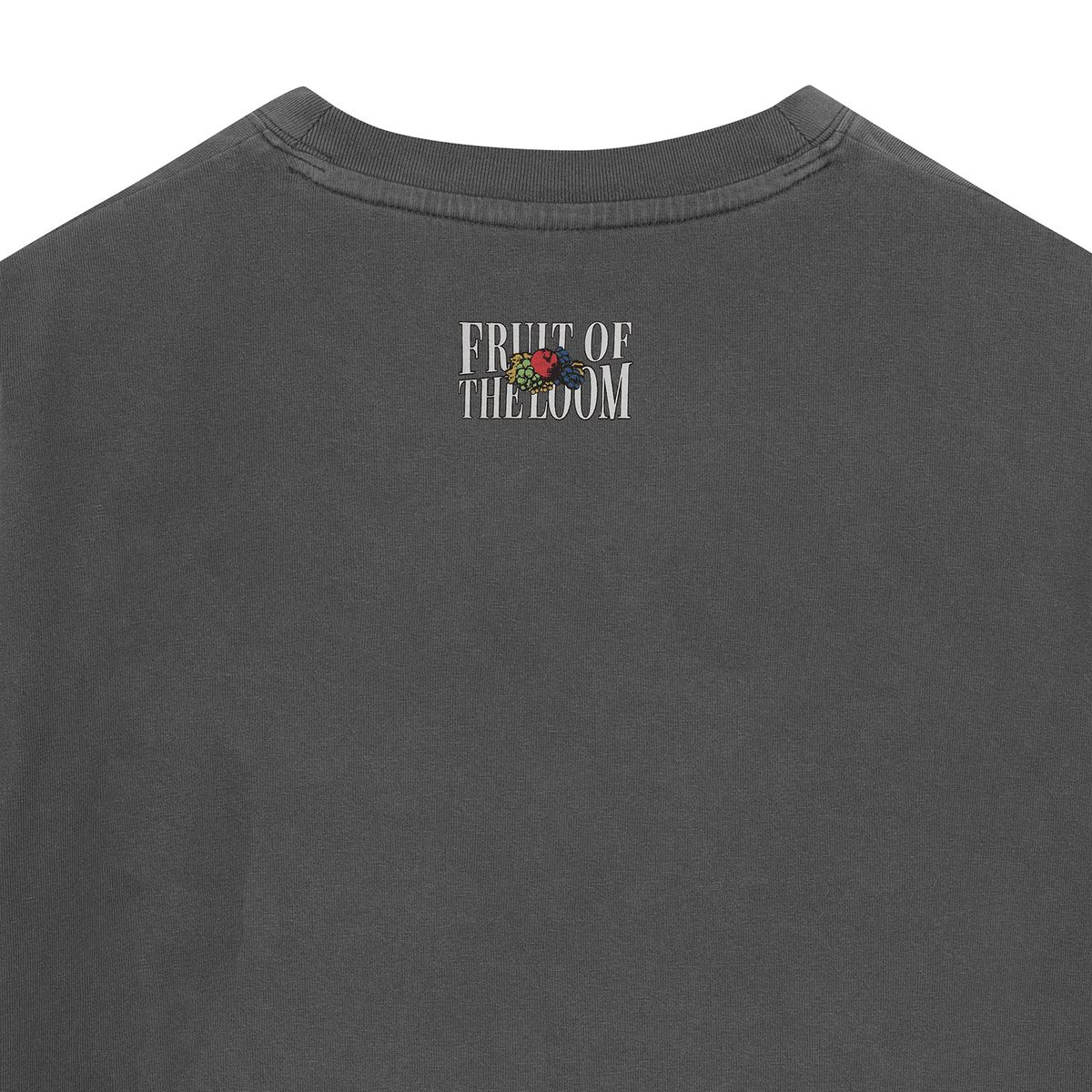 프룻오브더룸(FRUIT OF THE LOOM) 피그먼트 오리지널 그래픽 반팔티(CHARCOAL GREY)