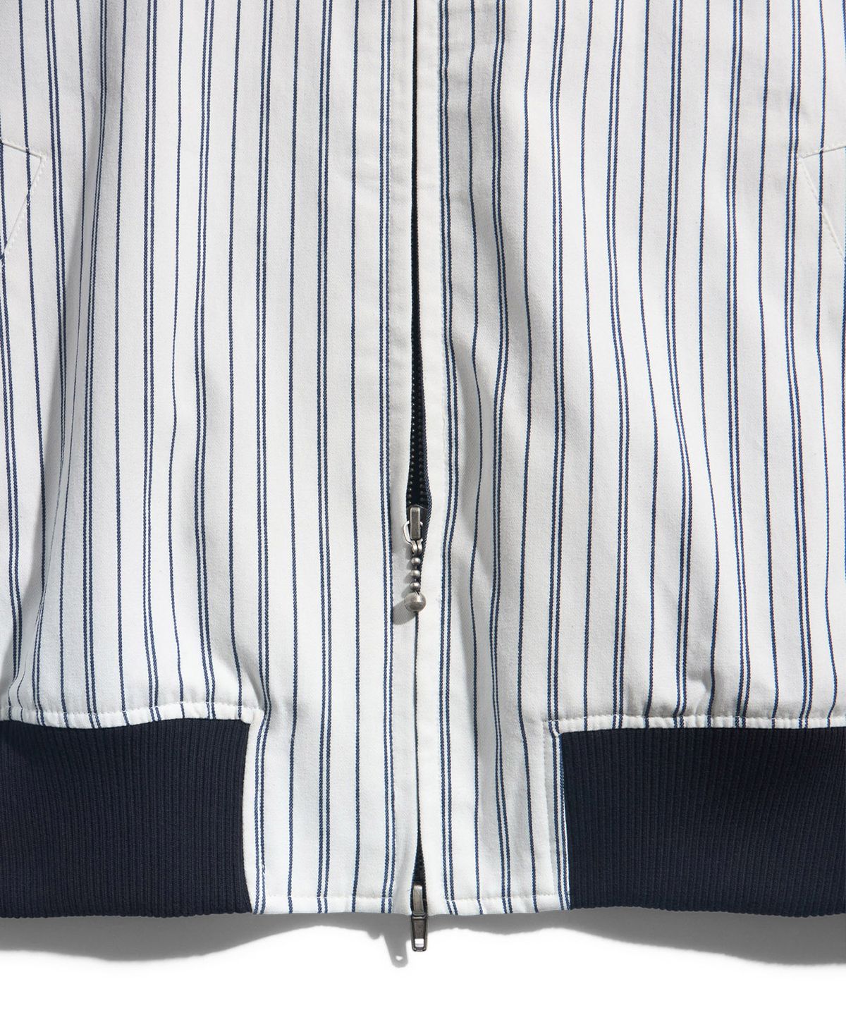 51퍼센트(51PERCENT) Stripe blouson - white